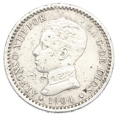 50 сентимо 1904 года Испания — Фото №1