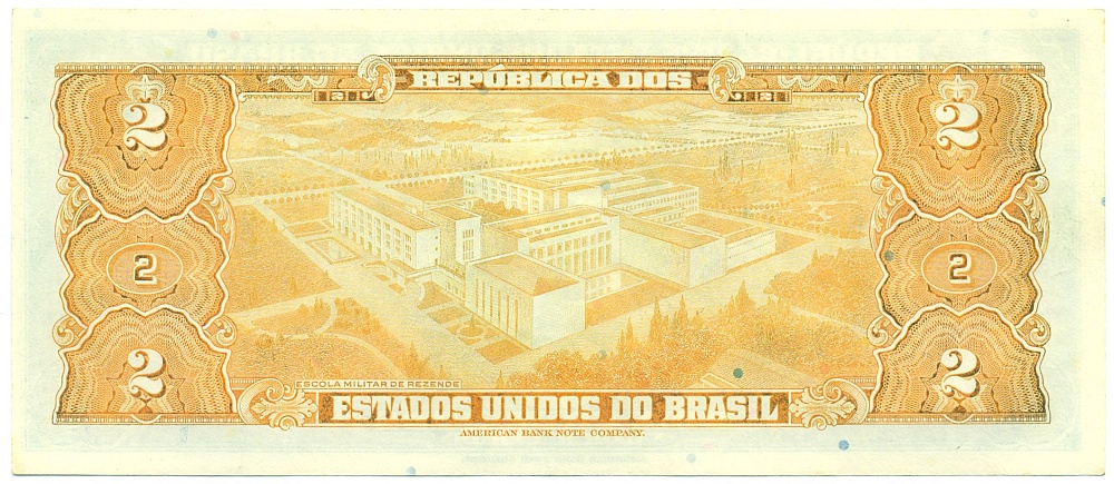 2 крузейро 1944 года Бразилия — Фото №2