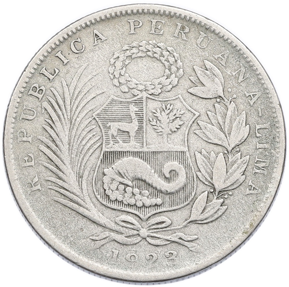 1/2 соля 1923 года Перу — Фото №1