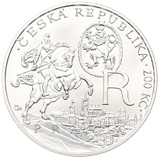 200 крон 2012 года Чехия «400 лет со дня смерти Рудольфа II» — Фото №2