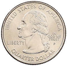 1/4 доллара (25 центов) 2008 года P США «Штаты и территории — Оклахома» — Фото №2