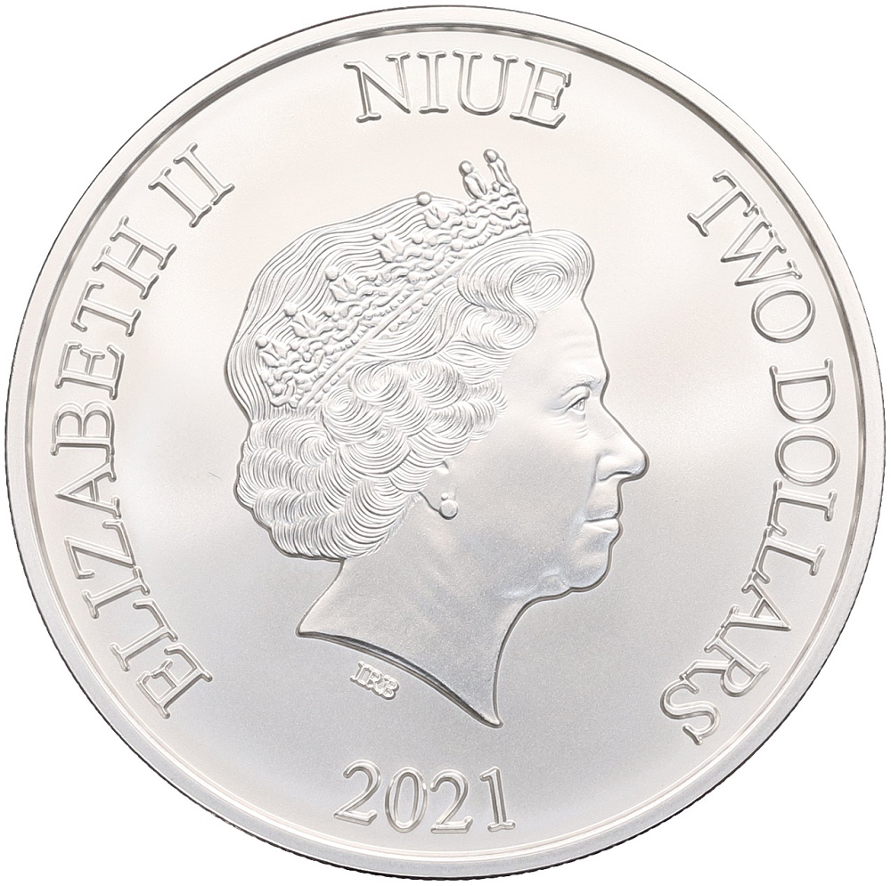 2 доллара 2021 года Ниуэ «Назад в будущее 2» — Фото №2