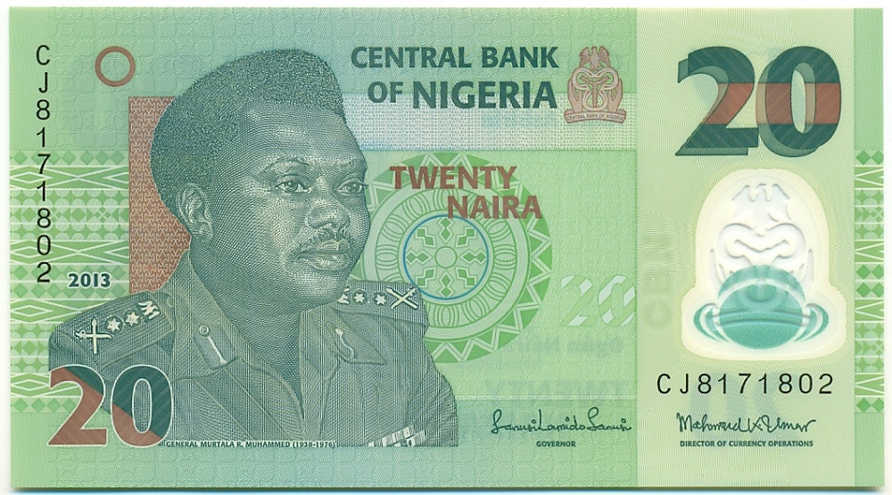 20 найра 2013 года Нигерия — Фото №1