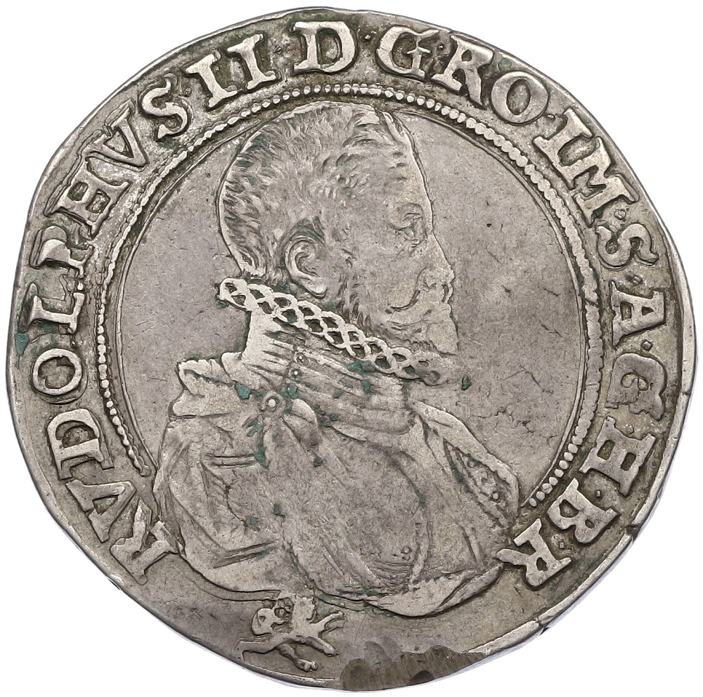 1 талер 1589 года Богемия — Рудольф II — Фото №1