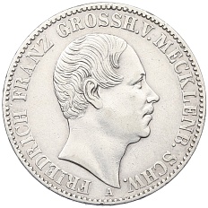 1 талер 1848 года Мекленбург-Шверин — Фото №1