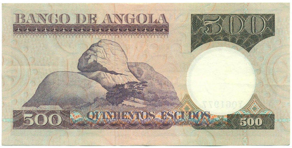 500 эскудо 1973 года Ангола — Фото №2
