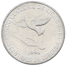 5 сентаво 1994 года Никарагуа — Фото №1