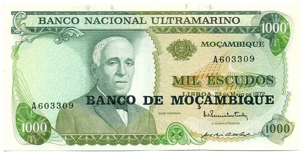 1000 эскудо 1976 года Мозамбик — Фото №1