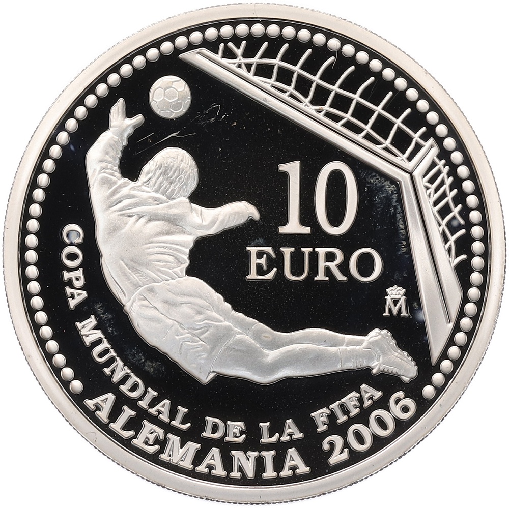 10 евро 2003 года Испания «Чемпионат мира по футболу 2006» — Фото №1