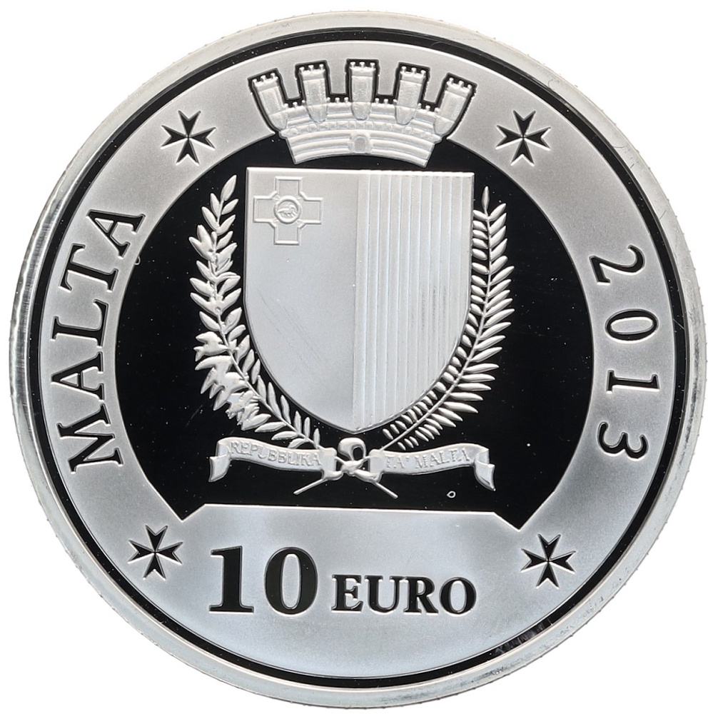 10 евро 2013 года Мальта «Мануэл Пинту» — Фото №2