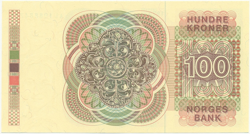 100 крон 1979 года Норвегия — Фото №2