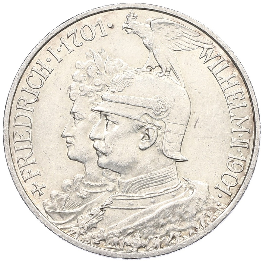 2 марки 1901 года Германия (Пруссия) «200-летие Пруссии» — Фото №1