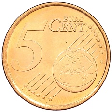 5 евроцентов 2002 года Италия — Фото №2