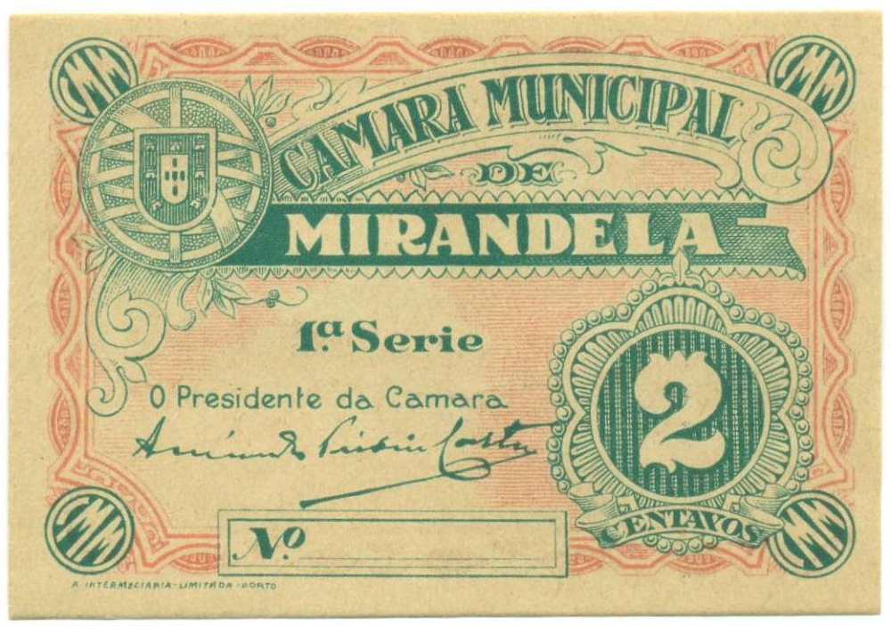 2 сентаво 1920 года Португалия — Фото №1