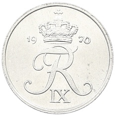 1 эре 1970 года Дания — Фото №1