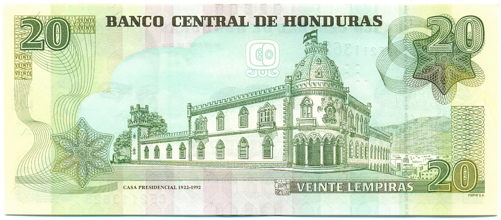20 лемпир 2019 года Гондурас — Фото №2