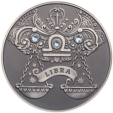 20 рублей 2013 года Белоруссия «Знаки зодиака — Весы» — Фото №1