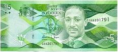 5 долларов 2018 года Барбадос — Фото №1