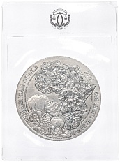 50 франков 2012 года Руанда «Африканская унция — Носорог» — Фото №1