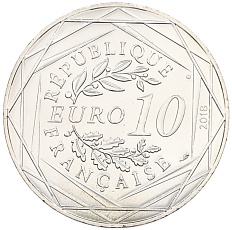 10 евро 2018 года Франция «Микки Маус и Франция — Эйфелева башня» — Фото №2