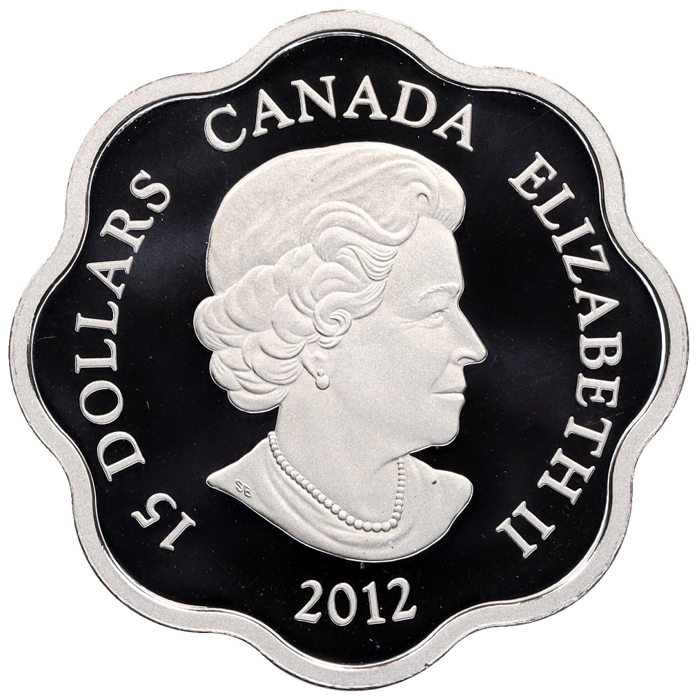 15 долларов 2012 года Канада «Китайский гороскоп — год дракона» — Фото №2