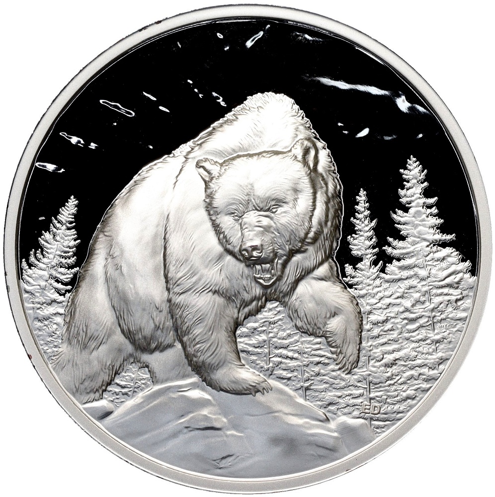 20 долларов 2023 года Канада «Медведь гризли» — Фото №1