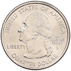 1/4 доллара (25 центов) 2004 года D США «Штаты и территории — Мичиган» — Фото №2