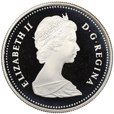 1 доллар 1984 года Канада «150 лет городу Торонто» — Фото №2