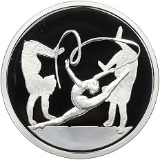 10 евро 2004 года Греция «XXVIII летние Олимпийские Игры 2004 в Афинах — Художественная гимнастика» — Фото №1