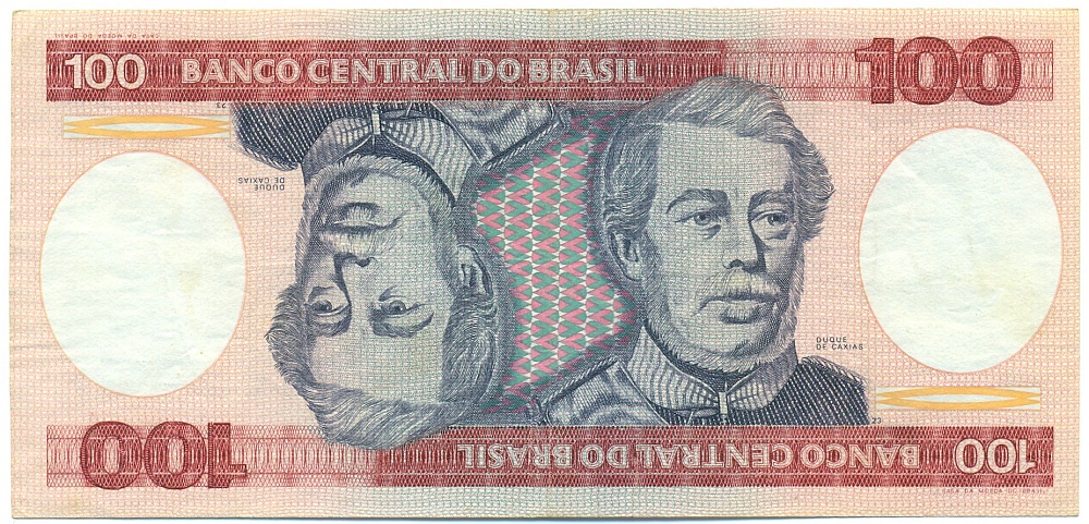 100 крузейро 1984 года Бразилия — Фото №1