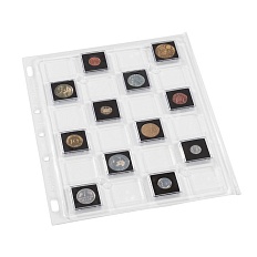 Листы "ENCAP" для 24 монет в капсулах "QUADRUM MINI" 38 мм (упаковка 2 штуки), LEUCHTTURM, 360060 — Фото №2