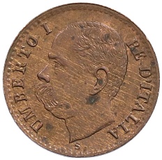 1 чентезимо 1895 года Италия — Фото №2