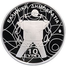 10 евро 2011 года Греция «Всемирные летние специальные Олимпийские игры 2004 в Афинах — Факел» — Фото №2