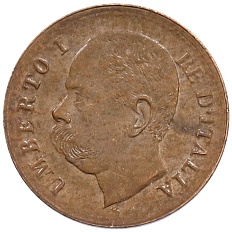 1 чентезимо 1900 года Италия — Фото №2