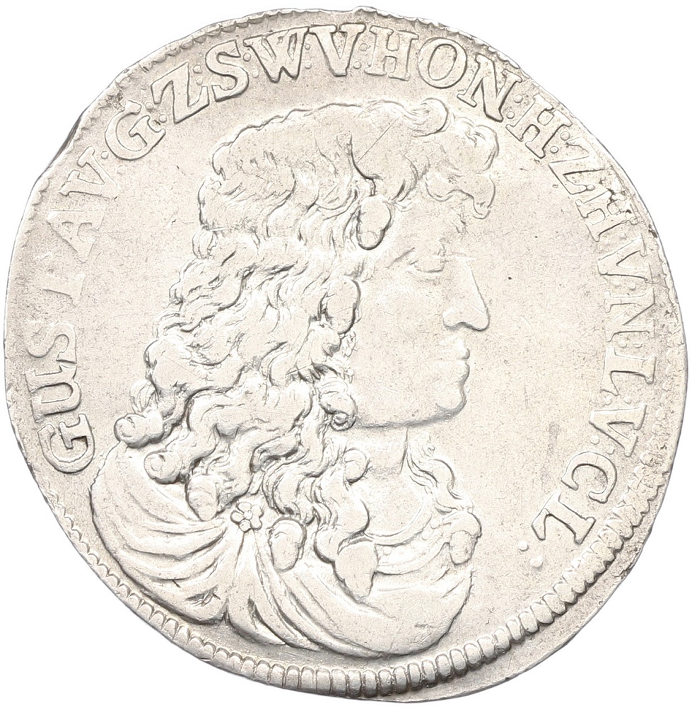 2/3 талера 1676 года Сайн-Витгенштейн-Гольштейн — Фото №1