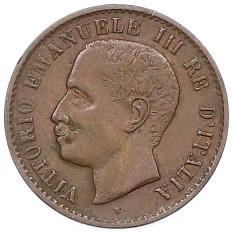 1 чентезимо 1904 года Италия — Фото №2