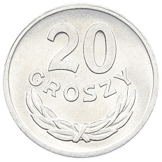 20 грошей 1973 года Польша — Фото №1