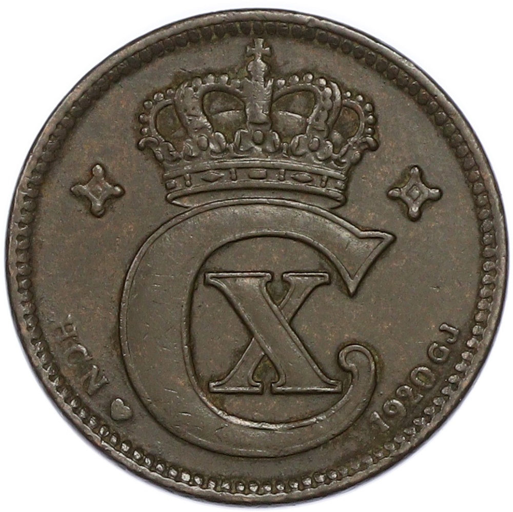 2 эре 1920 года Дания — Фото №1