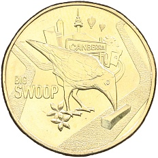 1 доллар 2023 года Австралия «Большие австралийские вещи – большая сорока» — Фото №1