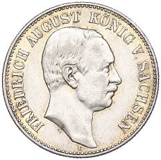 2 марки 1905 года Германия (Саксония) — Фото №1