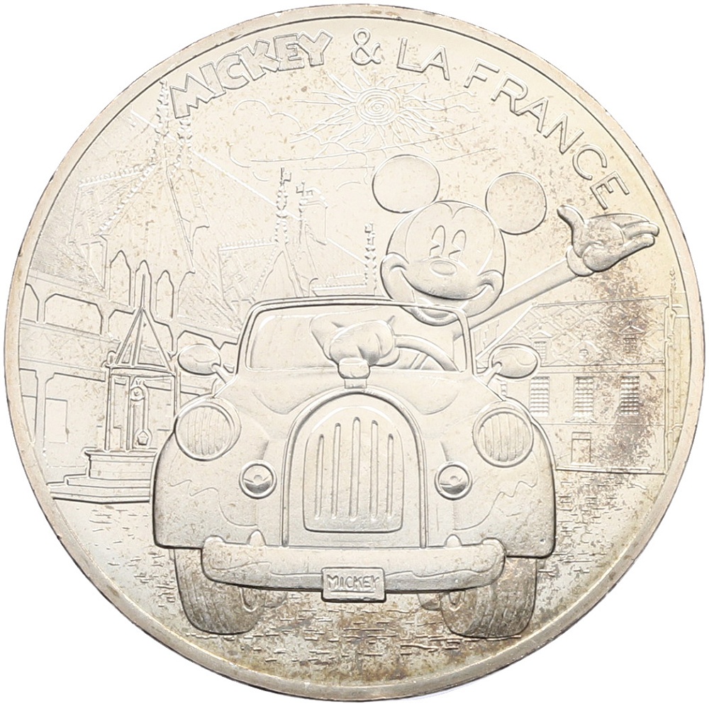 10 евро 2018 года Франция «Микки Маус и Франция — Бургундия» — Фото №1