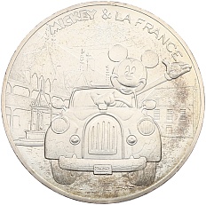 10 евро 2018 года Франция «Микки Маус и Франция — Бургундия» — Фото №1