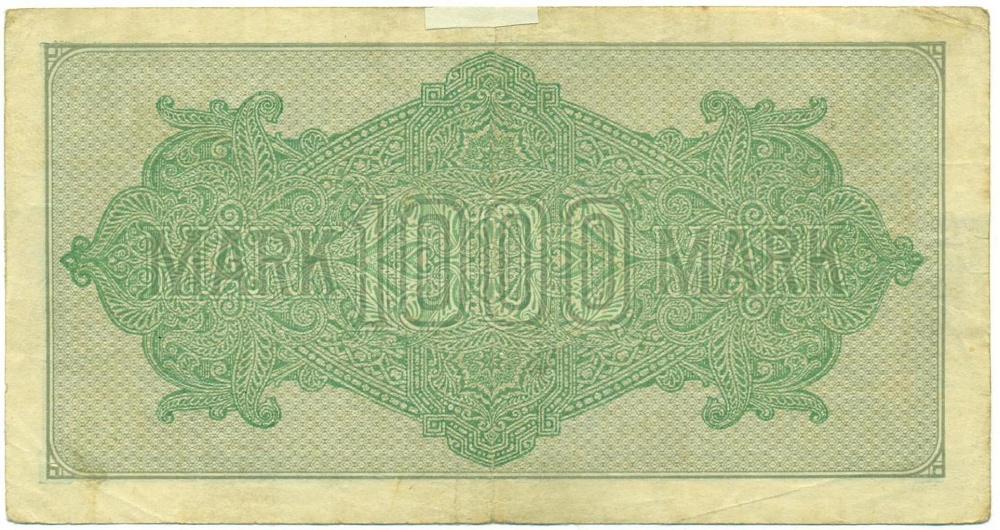 1000 марок 1922 года Германия — Фото №2