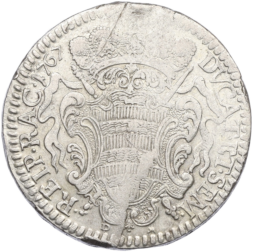 1 таллеро 1767 года Рагуза (Дубровницкая республика) — Фото №2