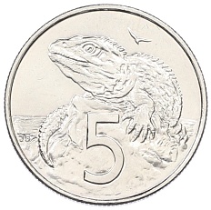 5 центов 2004 года Новая Зеландия — Фото №1