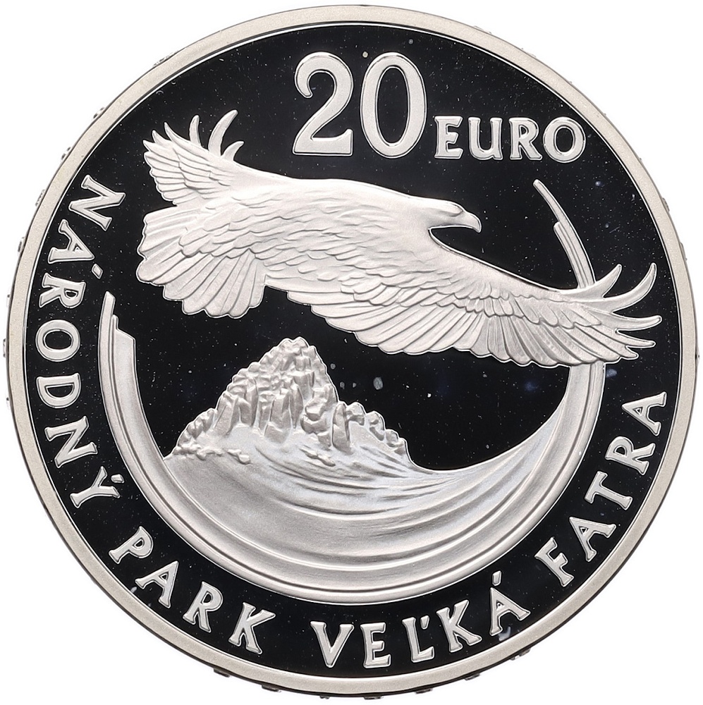20 евро 2009 года Словакия «Национальный парк Велька Фатра» — Фото №1