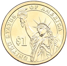 1 доллар 2011 года (P) США «17-й президент США Эндрю Джонсон» — Фото №2