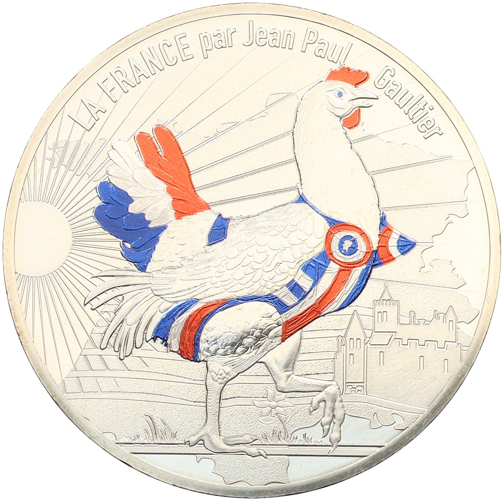 50 евро 2017 года Франция «Франция Жана-Поля Готье — Курица» (Цветное покрытие) — Фото №1