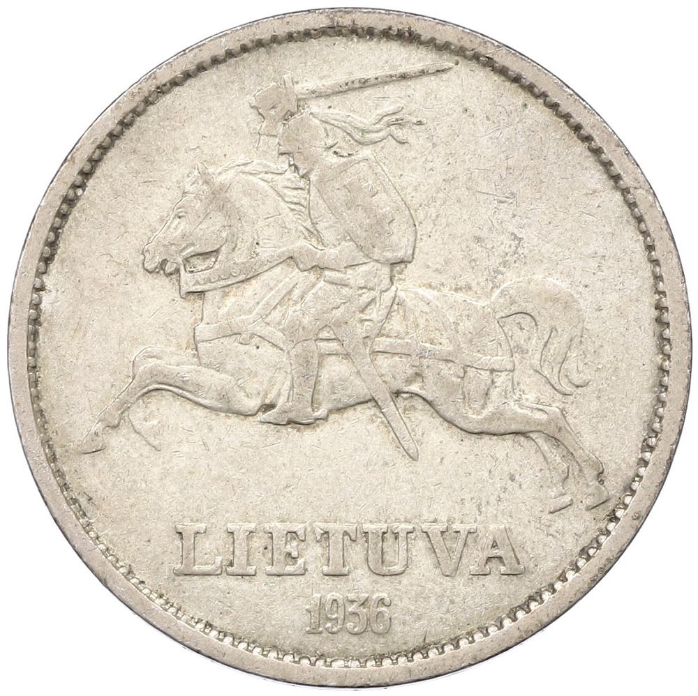 10 лит 1936 года Литва — Фото №2