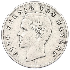 2 марки 1902 года Германия (Бавария) — Фото №1